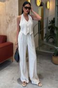 Halter Yaka Yelekli Modal Takım 10144 resmi